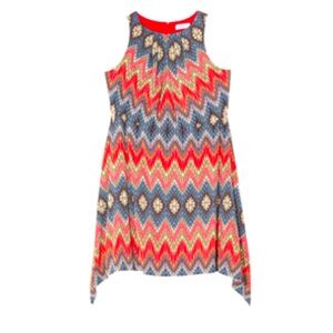 Valencia Sleeveless Sharkbite Fit and Flare Dress 3X